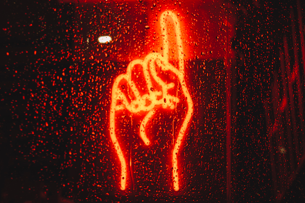 Semiotics_symbols neon sign